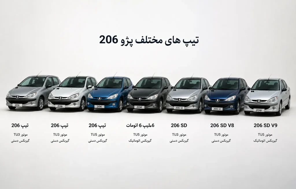 راهنمای کامل خرید لوازم یدکی پژو 206 | هر آنچه قبل از خرید باید بدانید 3 uy peugeot 206 parts online2